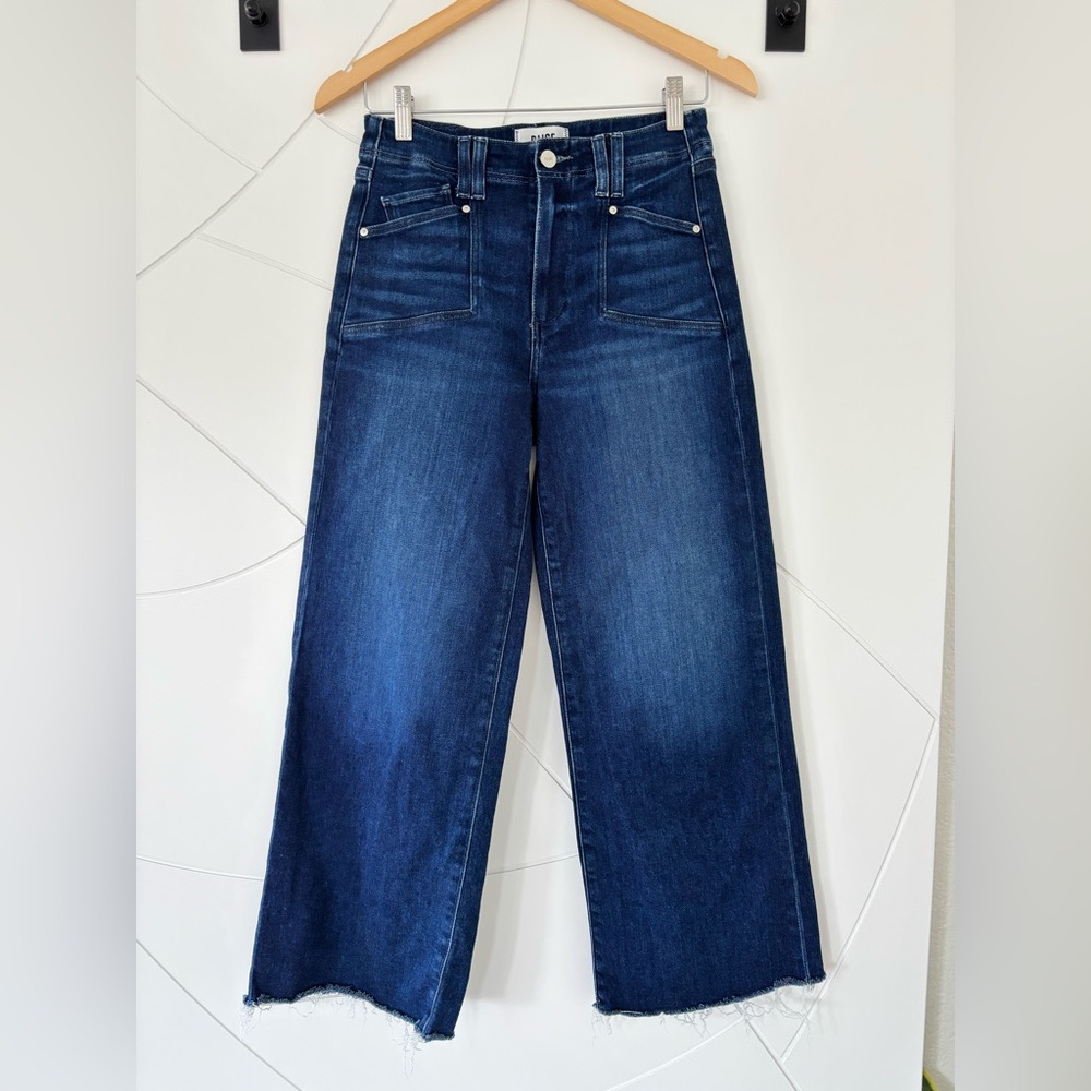 PAIGE Anessa Wide Leg Jeans Praline  Sz 26